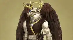 Aarakocra shaman Máscara dnd Chaman